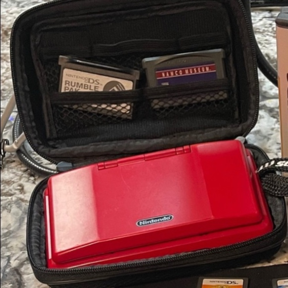 Nintendo DS SPECIAL edition Red handheld gaming - Mario Cart DS EWC - no charger - Picture 4 of 16